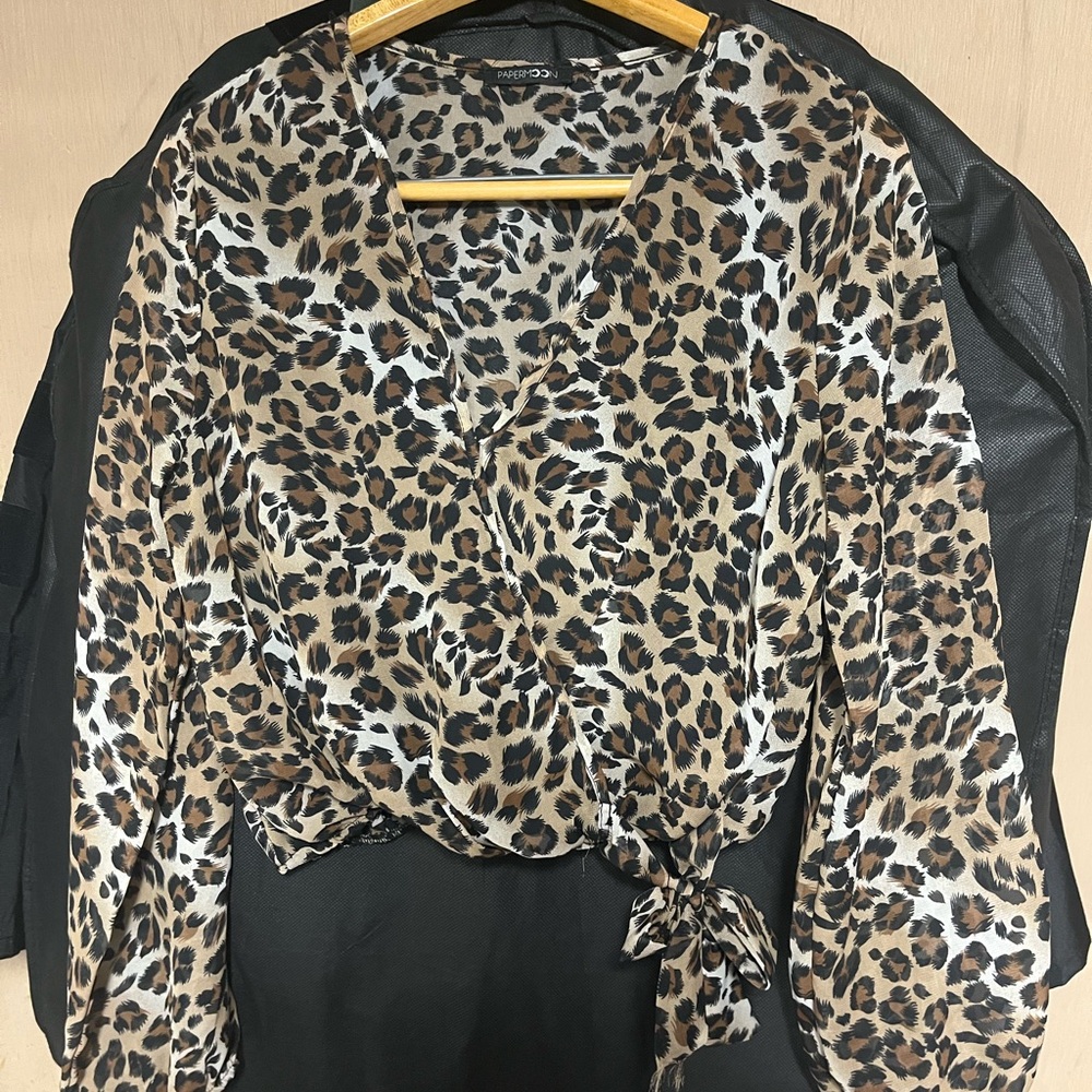 Papermoon Animal Print Blouse